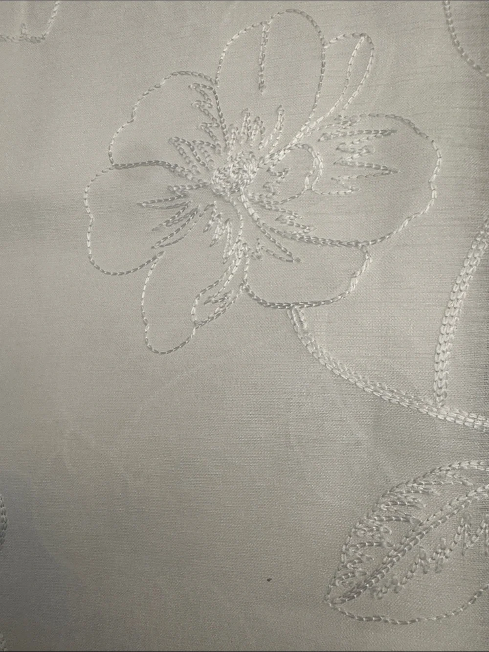 FLORA Collection Set Of Four Embroidery Panels - Extra Long - 37
